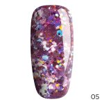 Акрил-гель з блискітками Glitter Acrylic Gel Couture Color №05