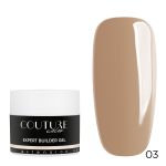 Трифазний білдер-гель для нарощування та моделювання нігтів Couture Color Expert Builder Gel №03 Sandy Beige